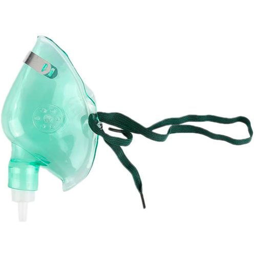 Máscara médica de alta calidad, 1 pieza desechable de protección facial para medicina, vaso, nebulizador, inhalador, conduit adulto, máscara de oxígeno caliente